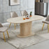 Table à Manger Léa – Effet Travertin – 150 cm ou 180 cm